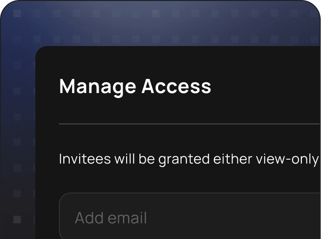 Enterprise access management interface for configuring user roles and team permissions.